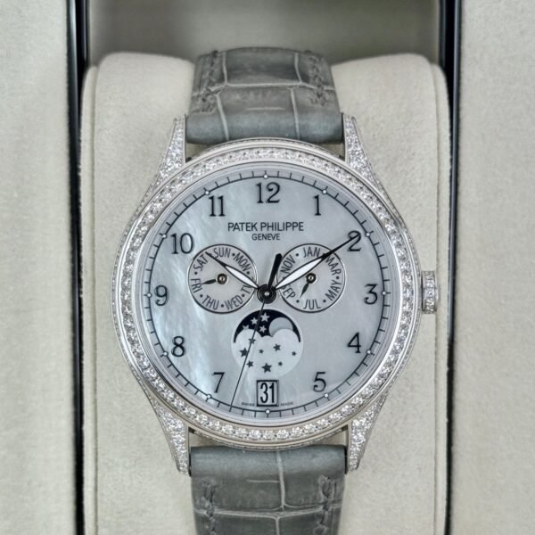 NEW 2026 Patek Philippe Annual Calendar 38mm 4948G White Gold Mother of Pearl Dial