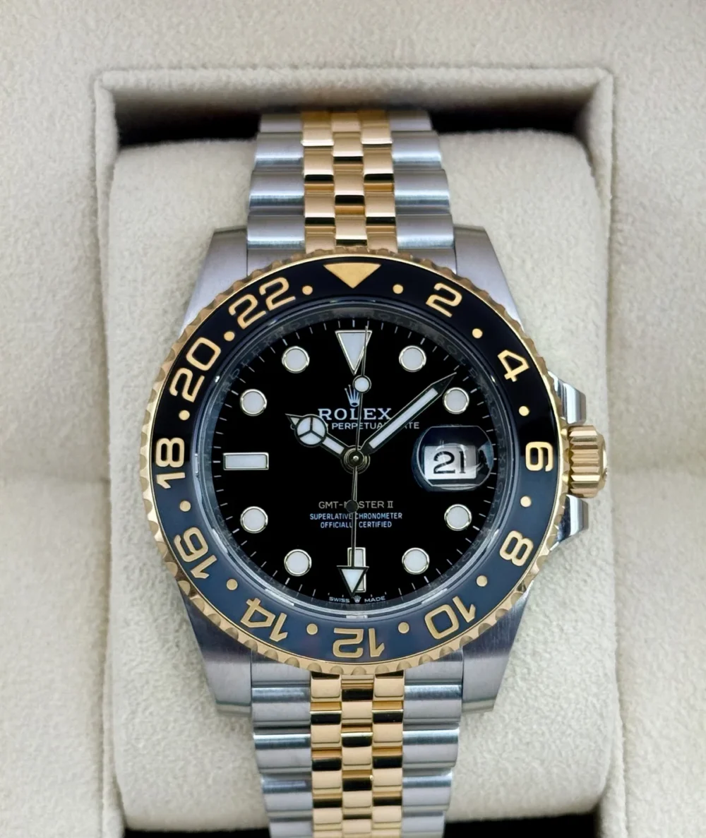 2023 Rolex GMT-Master II 40mm 126713GRNR Two-Tone Jubilee