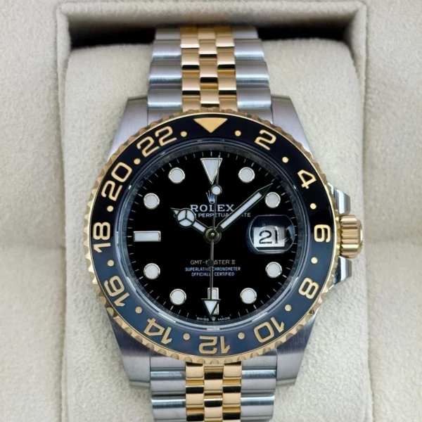 2023 Rolex GMT-Master II 40mm 126713GRNR Two-Tone Jubilee