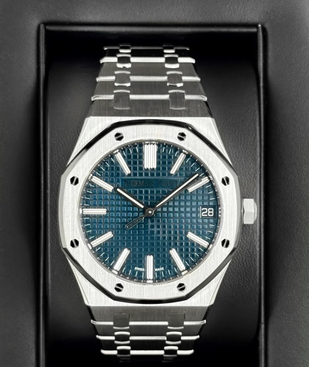 2023 Audemars Piguet  Royal Oak  41mm 15510ST Stainless Steel Blue Dial