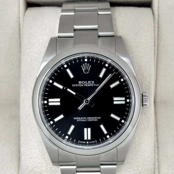 2024 Rolex Oyster Perpetual 41mm 124300 Black Dial