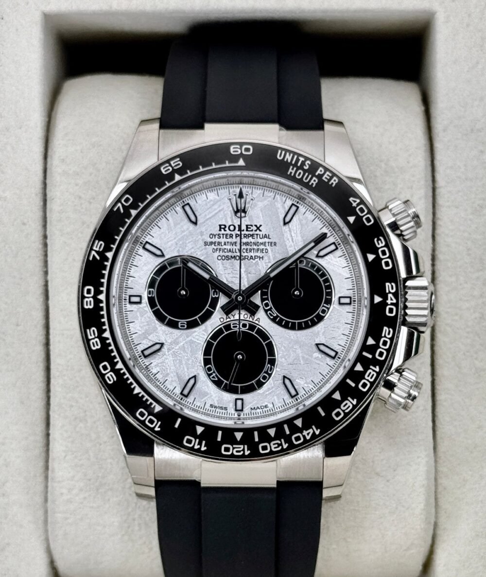NEW 2026 Rolex Daytona 40mm 126519LN White Gold Oysterflex Meteorite Dial