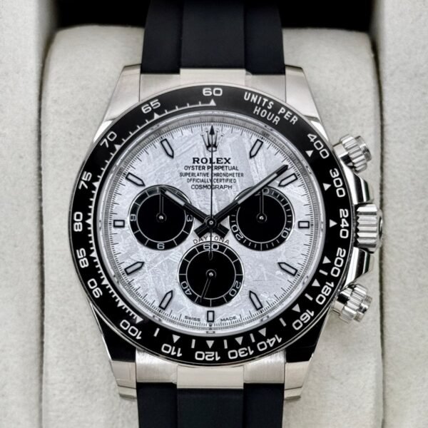 NEW 2026 Rolex Daytona 40mm 126519LN White Gold Oysterflex Meteorite Dial