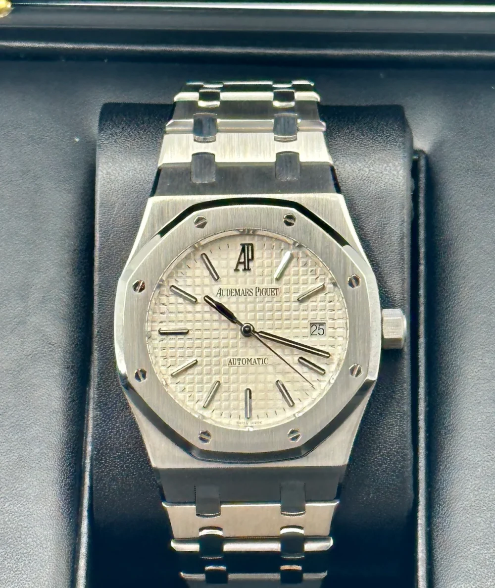 2011 Audemars Piguet 39mm 15300ST Royal Oak White Dial