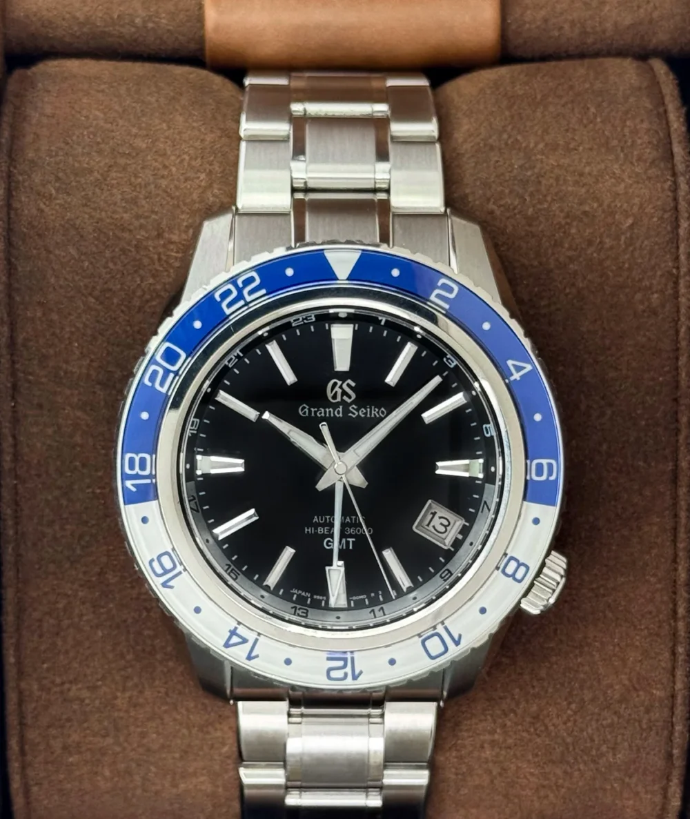 Grand Seiko GMT 44.2mm SBGJ237 Stainless Steel Blue Dial