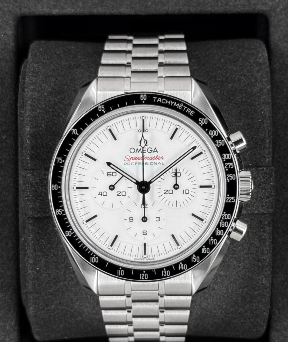 NEW 2026 Omega Speedmaster Moonwatch Pro 42mm 310.30.42.50.04.001 White Dial