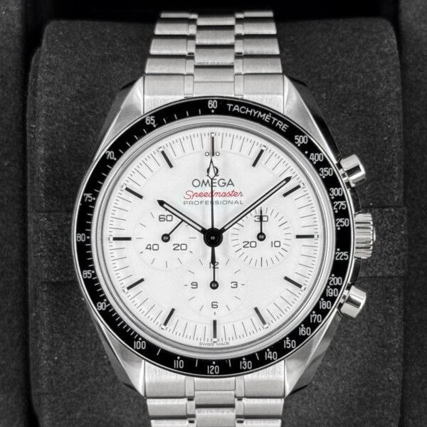 NEW 2026 Omega Speedmaster Moonwatch Pro 42mm 310.30.42.50.04.001 White Dial