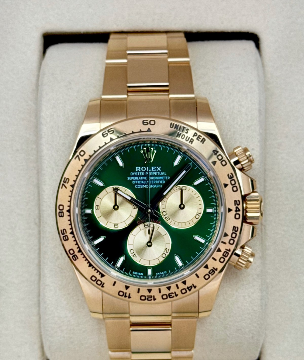 NEW 2026 Rolex Daytona "John Mayer" 40mm 126508 Yellow Gold Green Dial