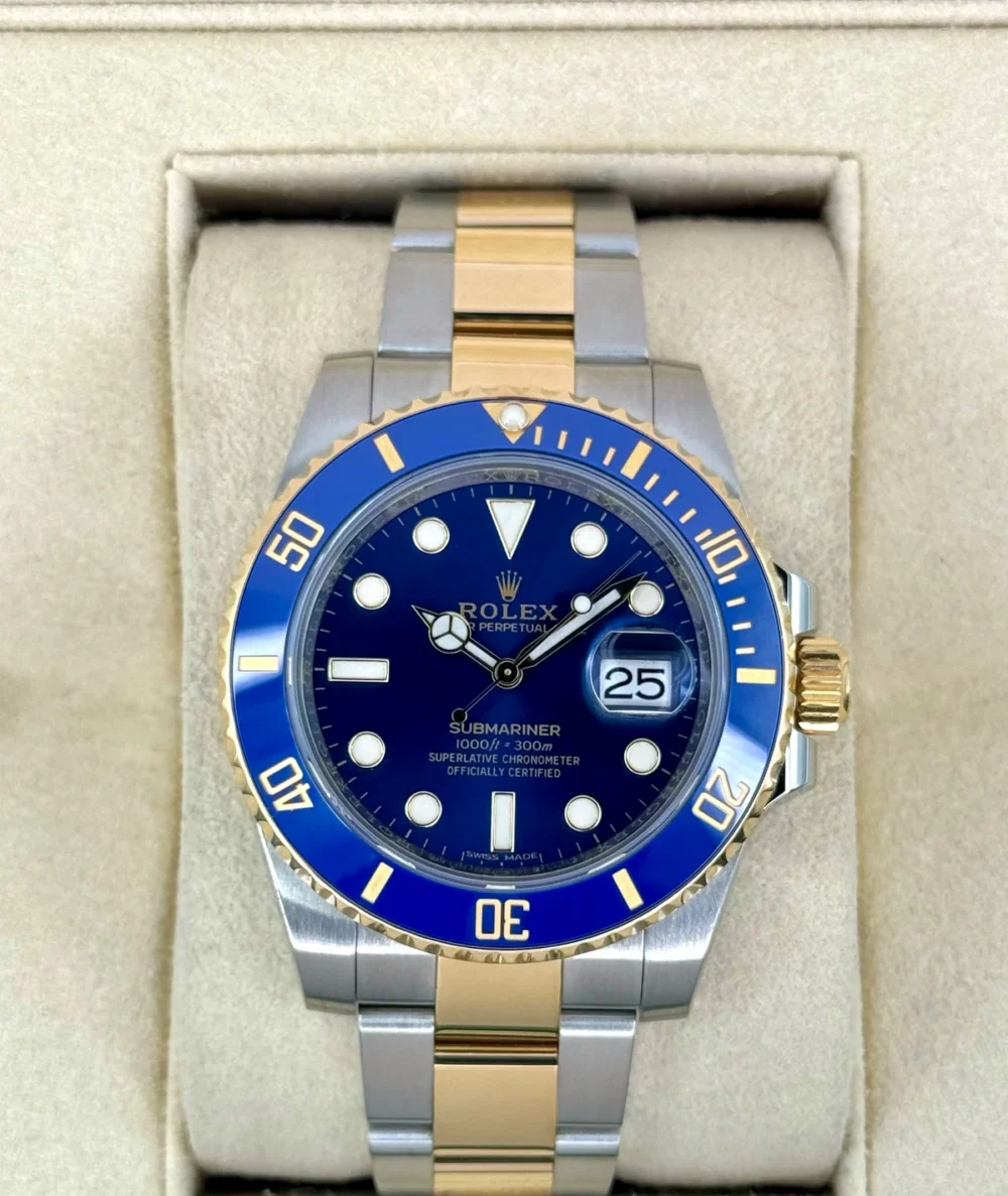 2020 Rolex Submariner "Bluesy" 40mm 116613LB Two-Tone Blue Dial