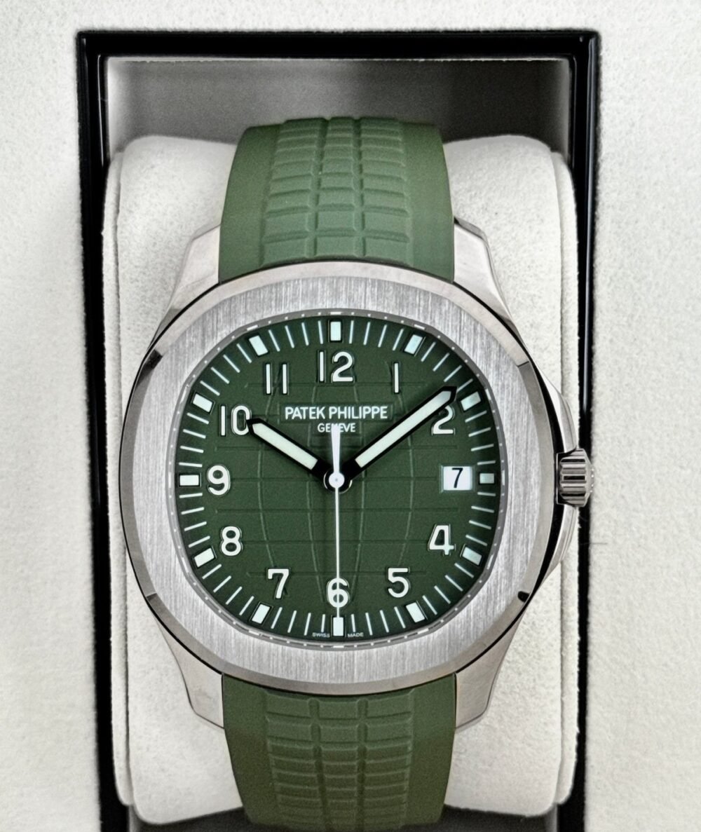 NEW 2026 Patek Philippe Aquanaut 42.2mm 5168G White Gold Green Dial