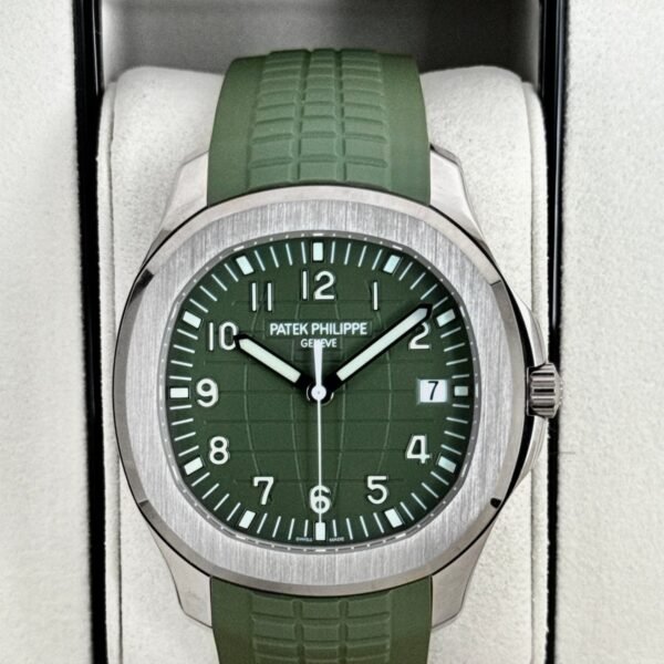 NEW 2026 Patek Philippe Aquanaut 42.2mm 5168G White Gold Green Dial
