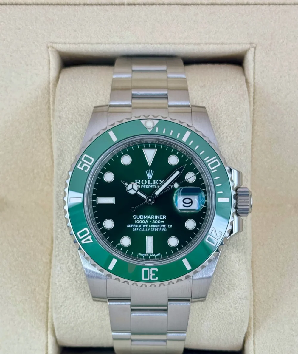 2025 CPO Rolex Submariner “Hulk” 40mm 116610LV Green Dial