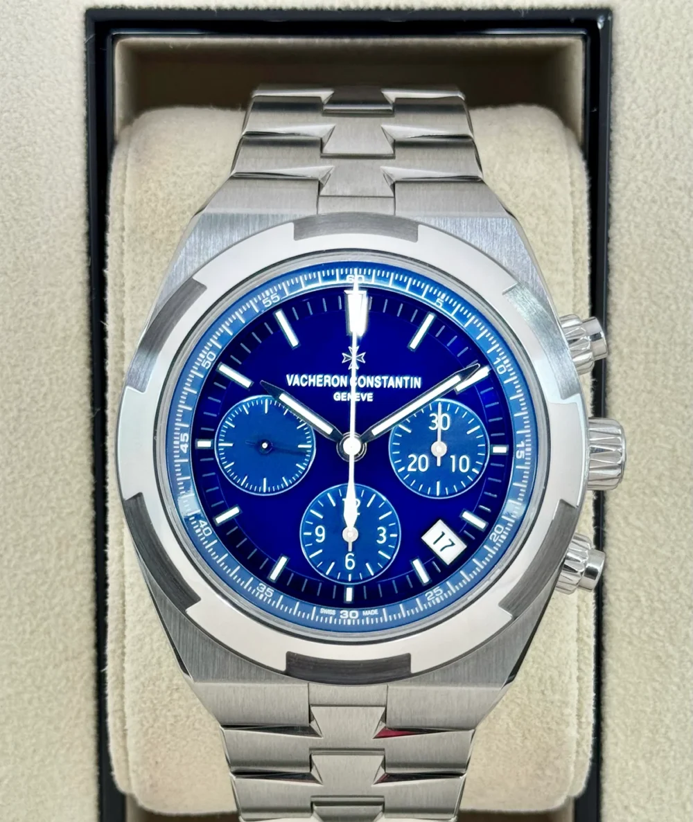 2018 Vacheron Constantin Overseas 42.5mm 5500V Stainless Blue Dial