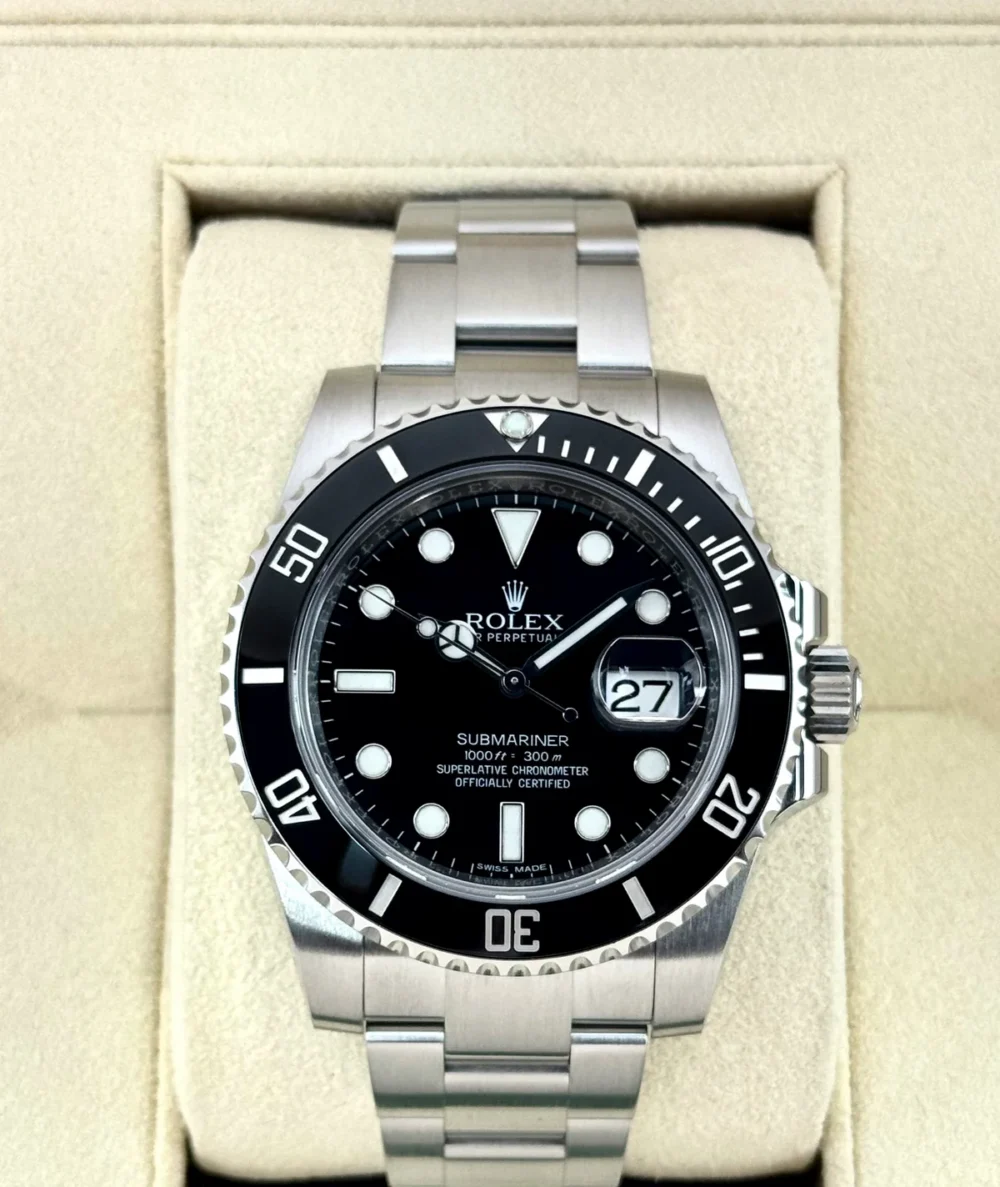 2016 Rolex Submariner 40mm 116610LN Stainless Steel Black Dial