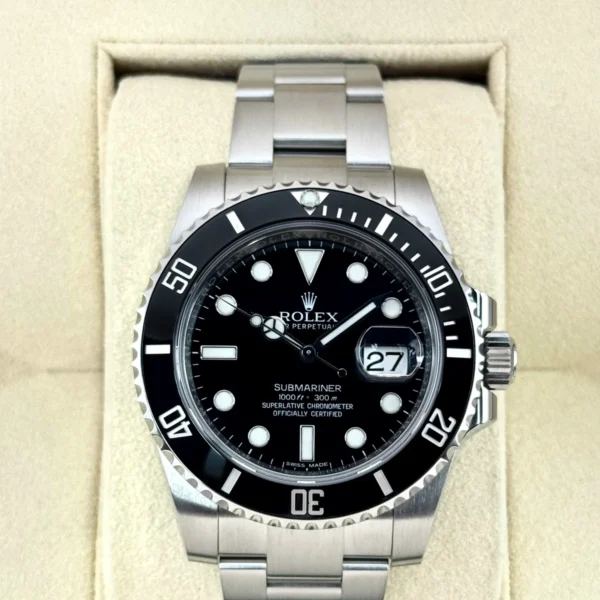 2016 Rolex Submariner 40mm 116610LN Stainless Steel Black Dial