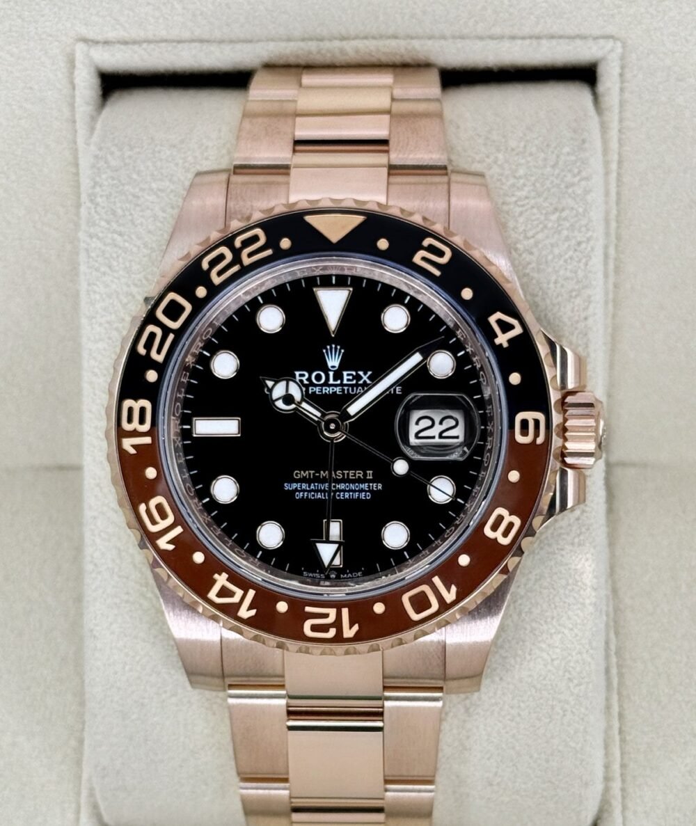 2024 Rolex GMT-Master II "Rootbeer" 40mm 126715CHNR Rose Gold