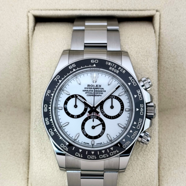 2024 Rolex Daytona 40mm 126500LN Stainless Steel Panda Dial