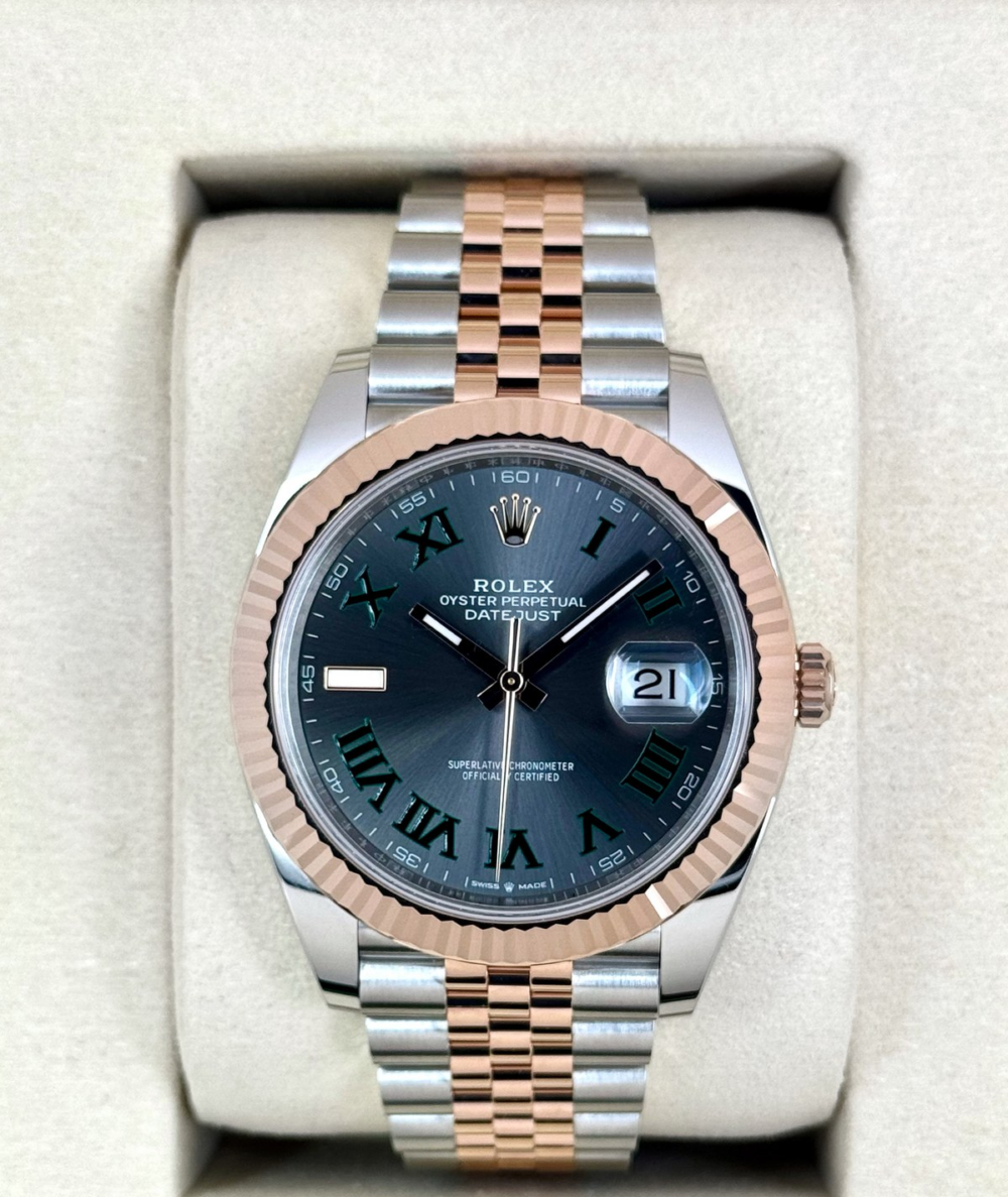 NEW 2026 Rolex Datejust 41mm 126331 Two-Tone Jubilee Wimbledon Dial