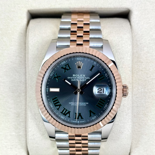 NEW 2026 Rolex Datejust 41mm 126331 Two-Tone Jubilee Wimbledon Dial