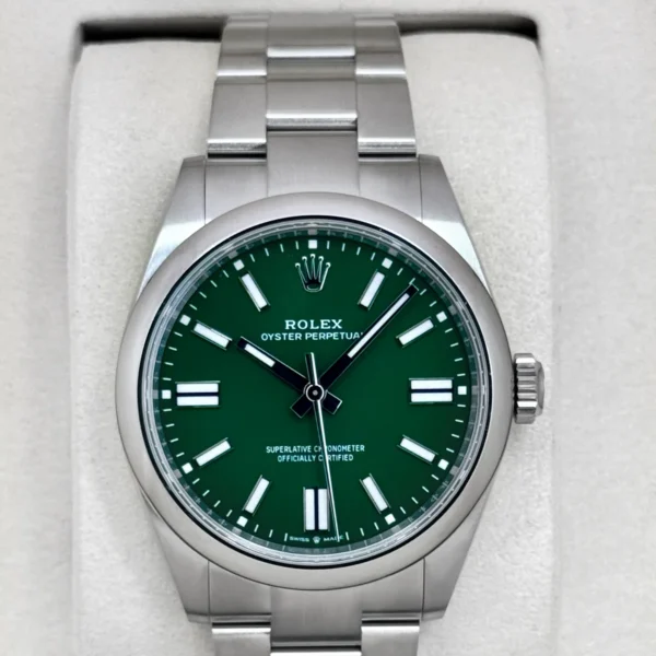NEW 2026 Rolex Oyster Perpetual 41mm 134300 Green Dial