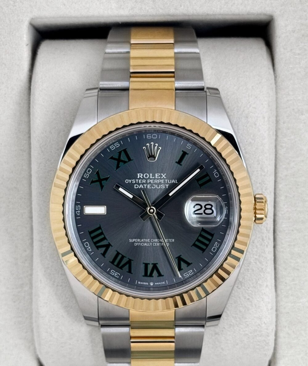 NEW 2026 Rolex Datejust 41mm 126333 Two-Tone Oyster Wimbledon Dial