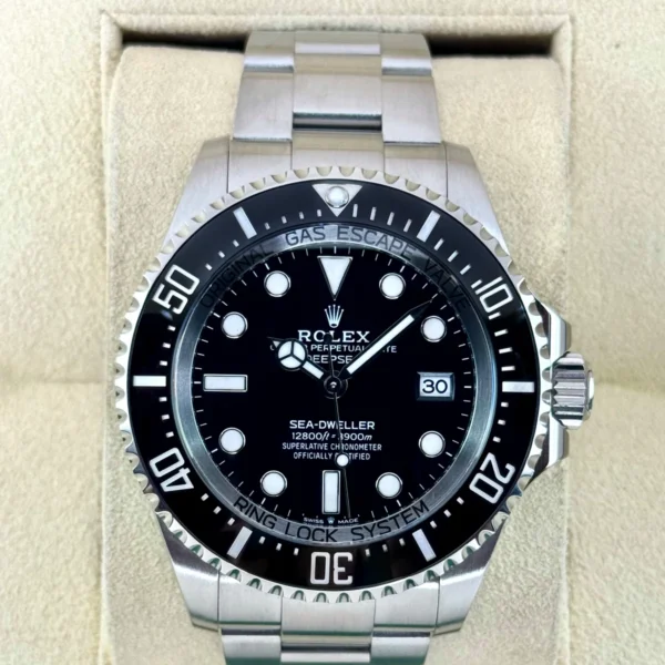 2023 Rolex Deepsea 44mm 136660 Stainless Steel Black Dial