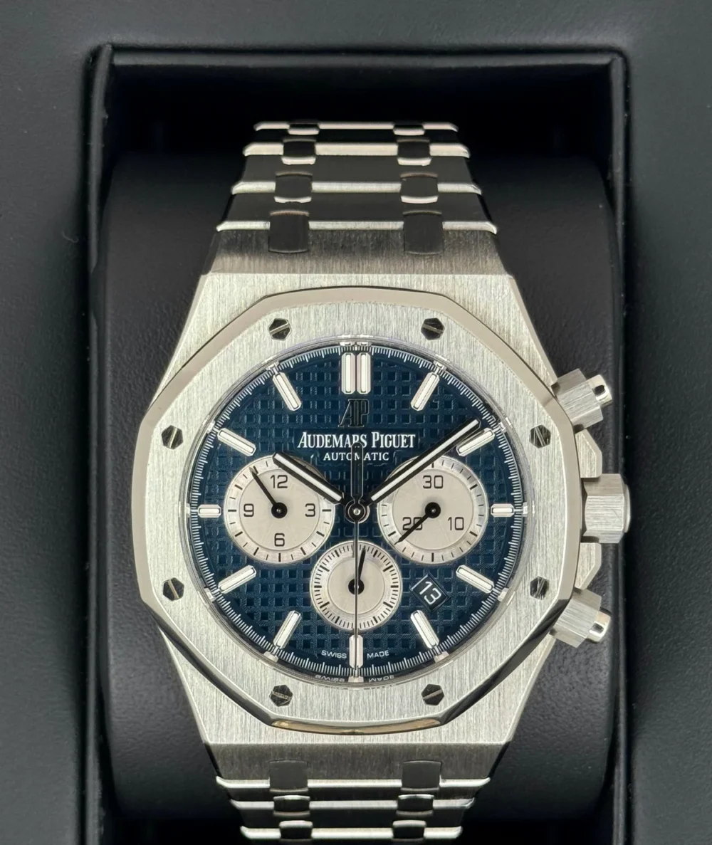 2019 Audemars Piguet Royal Oak 41mm 26331ST Chronograph Blue Dial