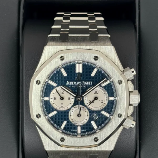 2019 Audemars Piguet Royal Oak 41mm 26331ST Chronograph Blue Dial