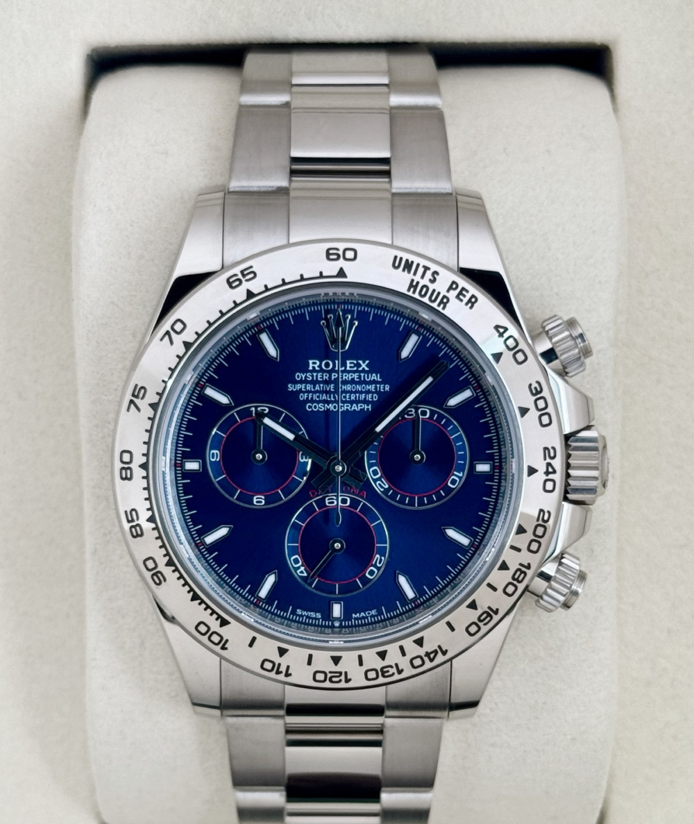 NEW 2026 Rolex Daytona 40mm 126509 White Gold Blue Dial