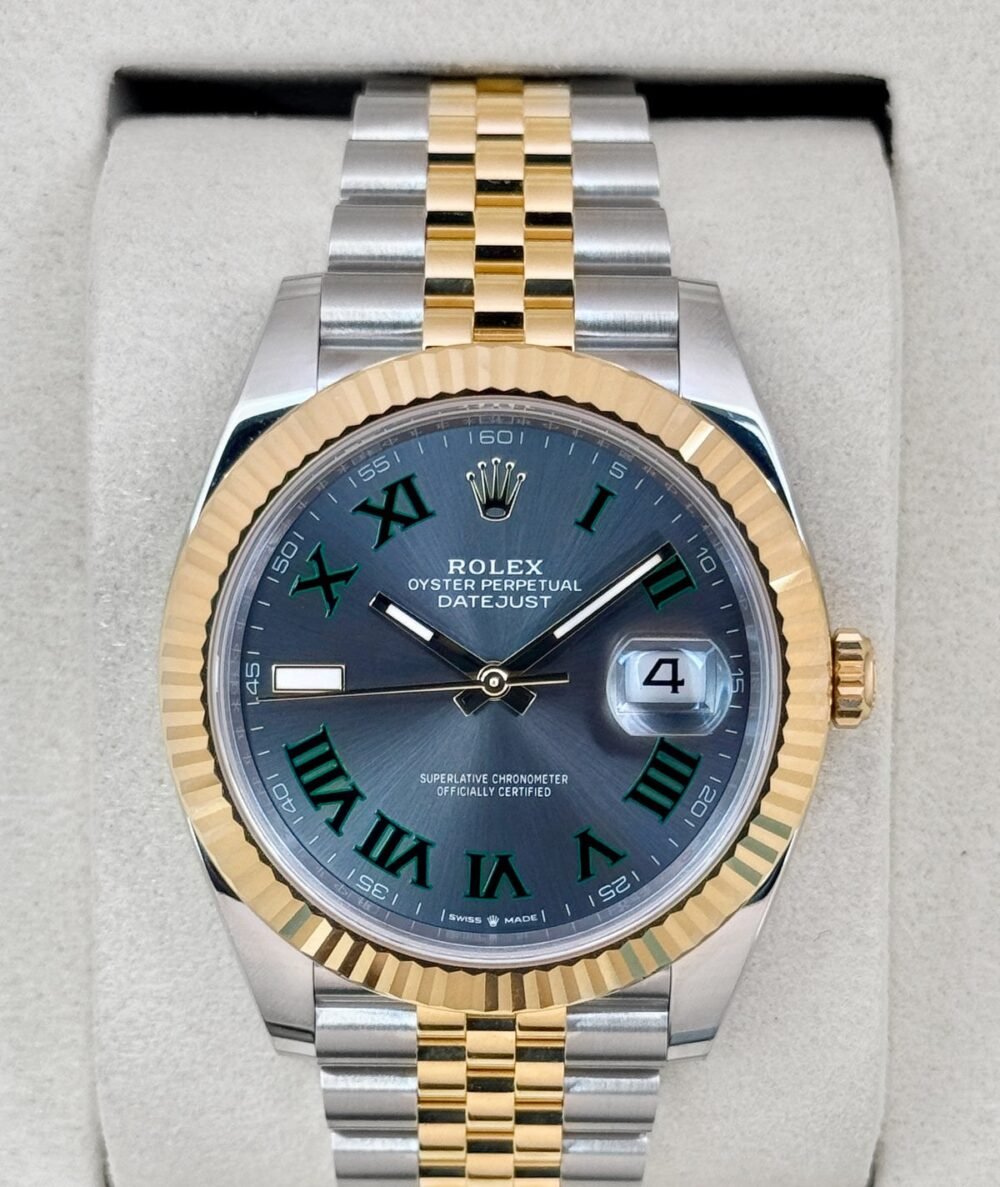 NEW 2026 Rolex Datejust 41mm 126333 Two-Tone Jubilee Wimbledon Dial
