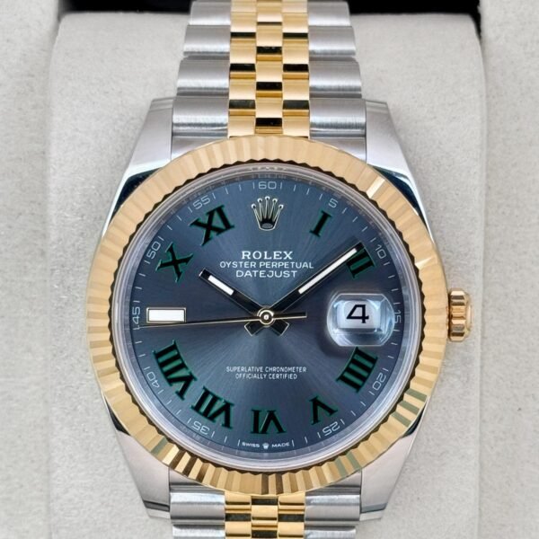 NEW 2026 Rolex Datejust 41mm 126333 Two-Tone Jubilee Wimbledon Dial