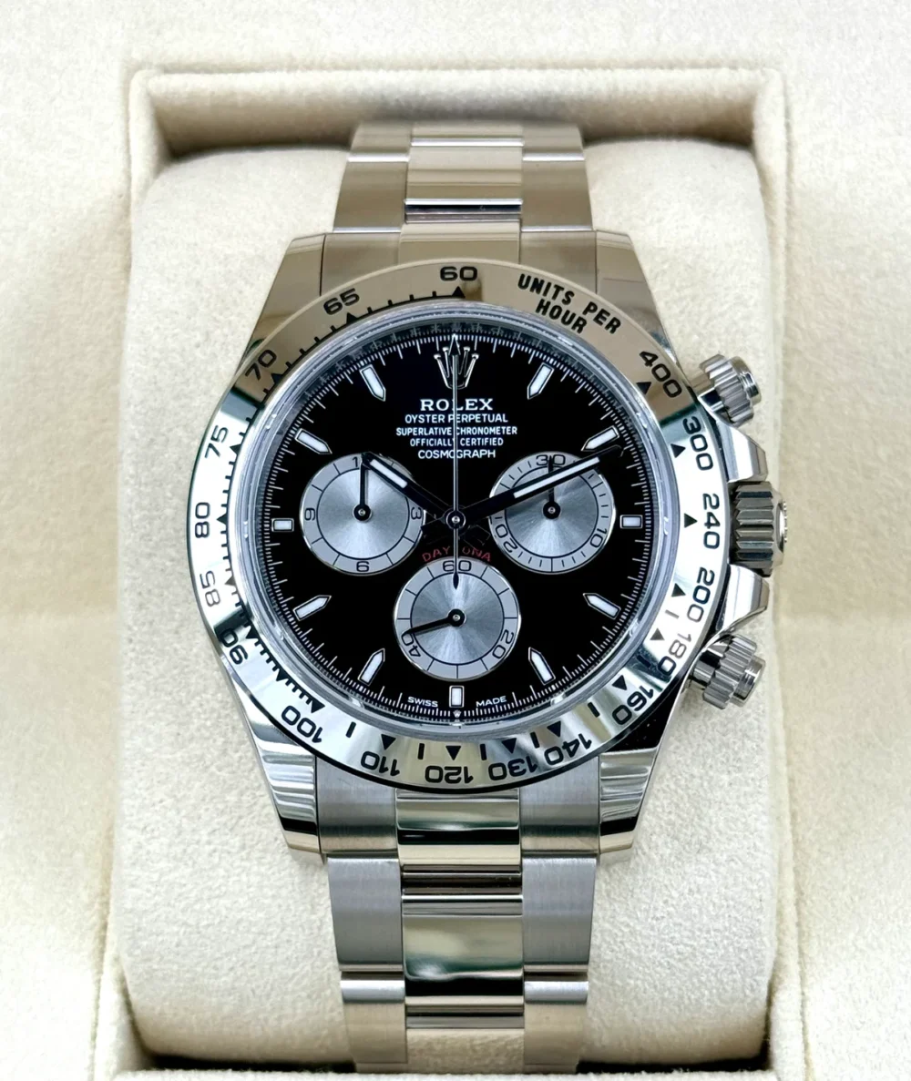 NEW 2025 Rolex Daytona 40mm 126509 White Gold Black Dial