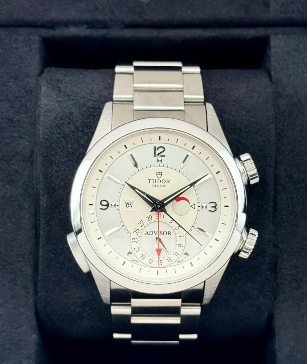 Tudor Heritage Advisor 42mm 79620T Stainless Steel White Dial