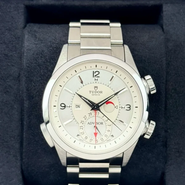 Tudor Heritage Advisor 42mm 79620T Stainless Steel White Dial