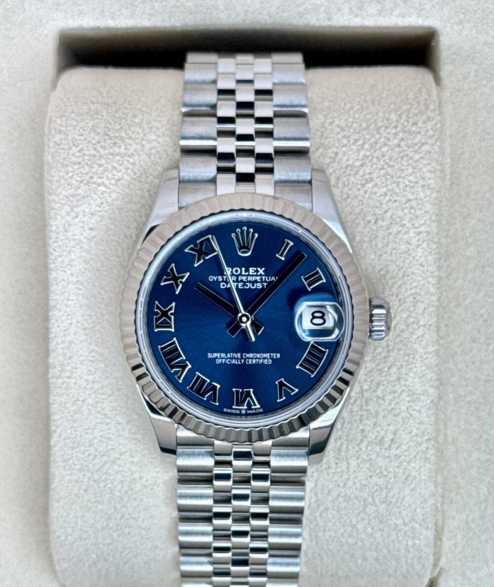 2025 Rolex Datejust 31mm 278274 Stainless Steel Jubilee Blue Dial