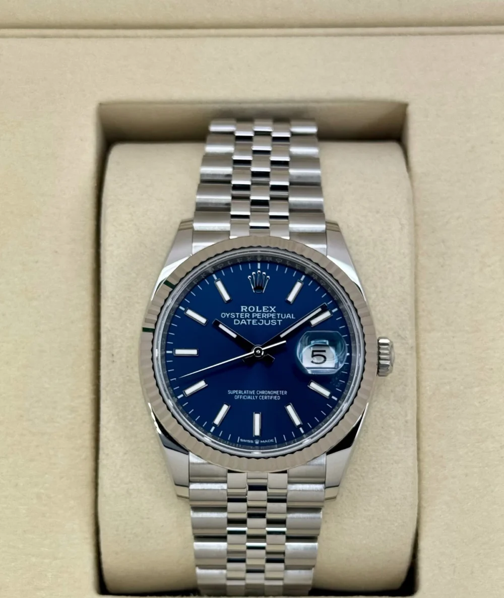 NEW 2025 Rolex Datejust 36mm 126234 Stainless Steel Jubilee Blue Dial