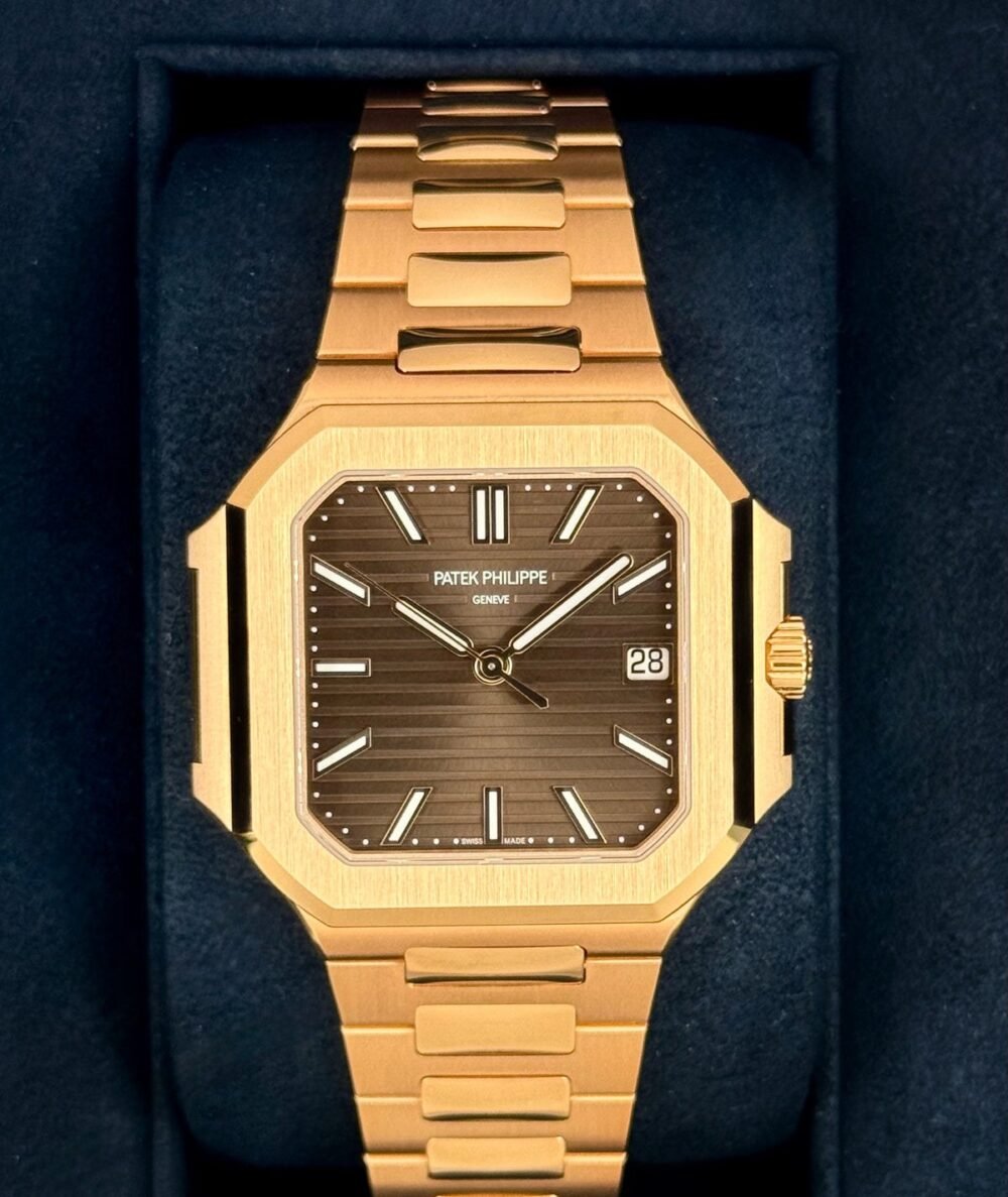 2025 Patek Philippe Cubitus 40mm 7128 Rose Gold Sunburst Brown Dial