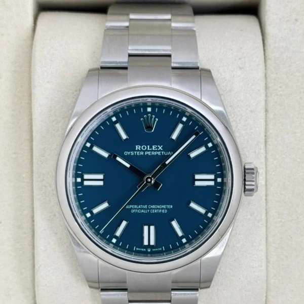 NEW 2026 Rolex Oyster Perpetual 41mm 134300 Med Blue Dial