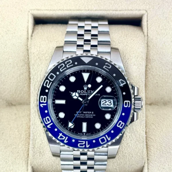 2022 Rolex GMT-Master II "Batgirl" 40mm 126710BLNR Jubilee