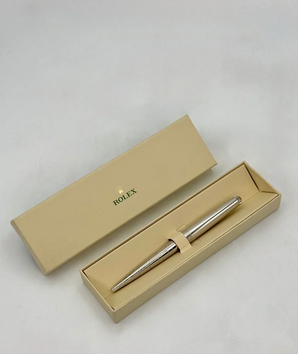NEW Rolex Ballpoint Pen Silver Collectible Pen