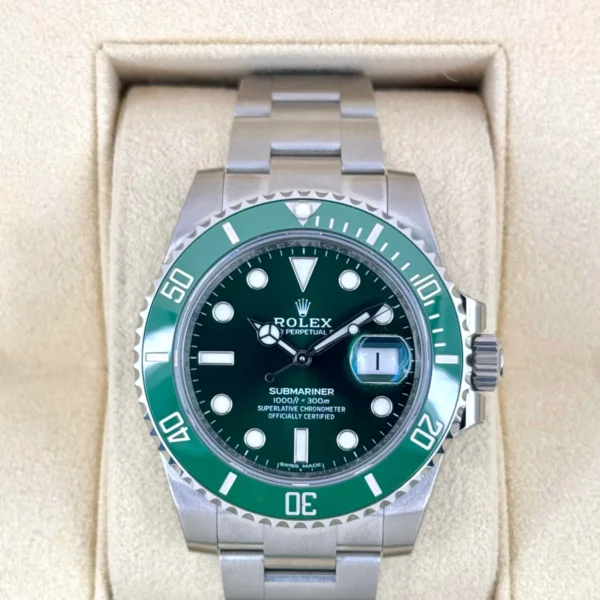 NEW OLD STOCK 2020 Rolex Submariner “Hulk” 40mm 116610LV Green Dial (STICKERED)