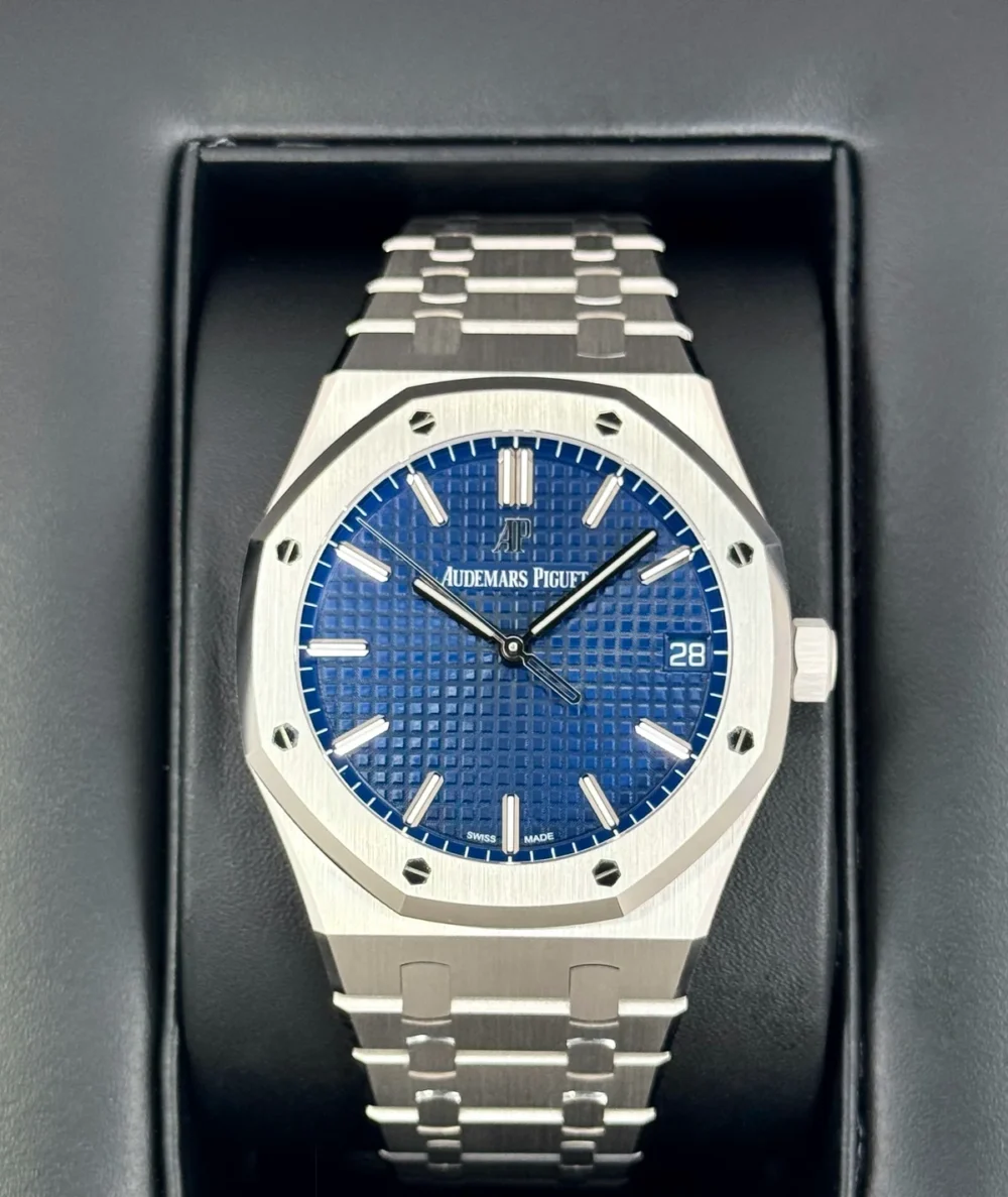 NEW 2021 Audemars Piguet  Royal Oak  41mm 15503BC Blue Dial