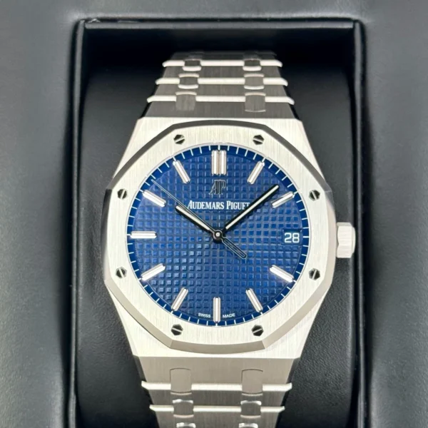 NEW 2021 Audemars Piguet  Royal Oak  41mm 15503BC Blue Dial