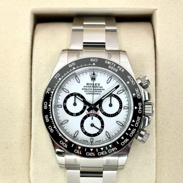NEW 2025 Rolex Daytona 40mm 126500LN Stainless Steel Panda Dial (STICKERED)