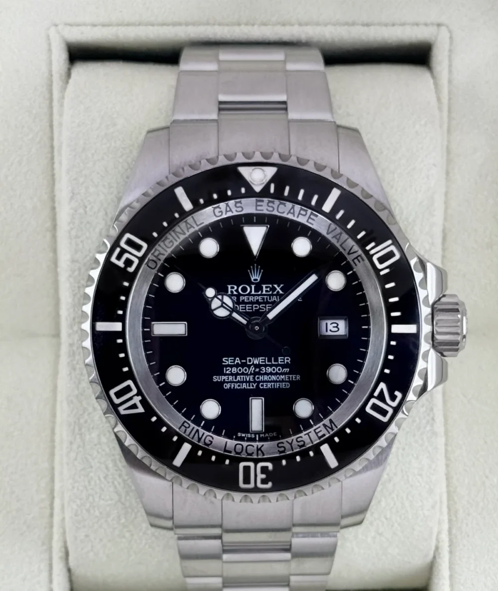 2009 Rolex Deepsea 44mm 116660 Stainless Steel Black Dial