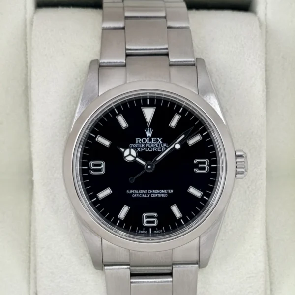 2005 Rolex Explorer 36mm 114270 Stainless Steel Black Dial