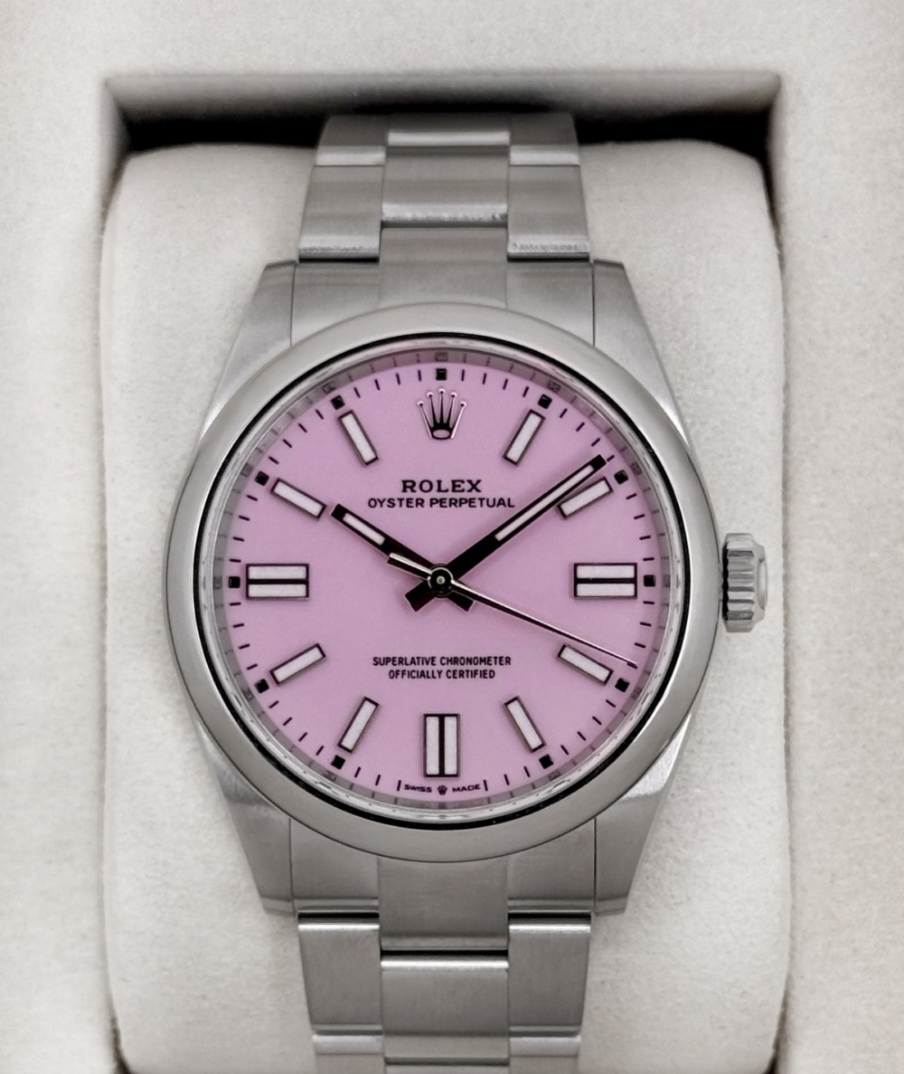 NEW 2026 Rolex Oyster Perpetual 41mm 134300 Candy Pink Dial (STICKERED)