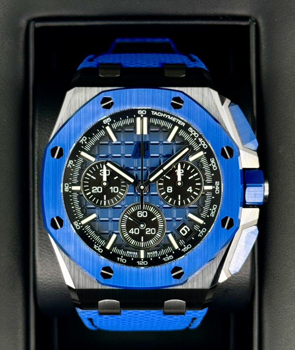 2024 Audemars Piguet Royal Oak Offshore Chrono 43mm 26420CE Ceramic Blue Dial