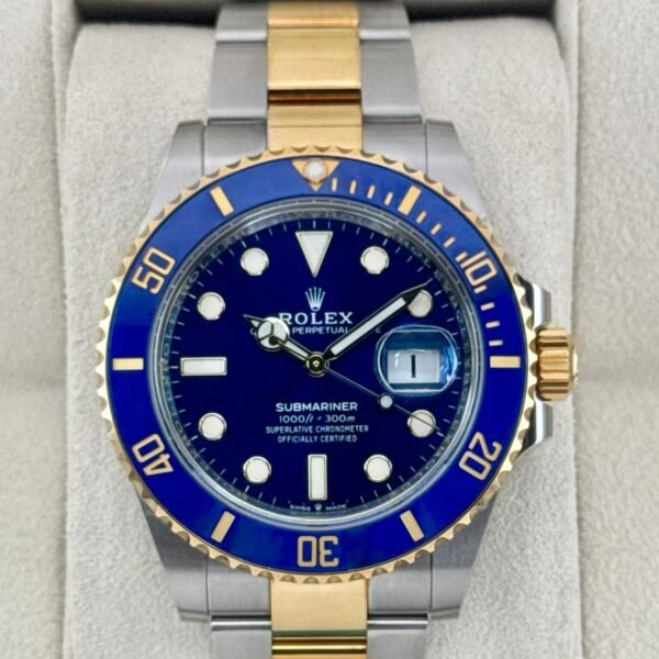 2022 Rolex Submariner "Bluesy" 41mm 126613LB Two-Tone Blue Dial