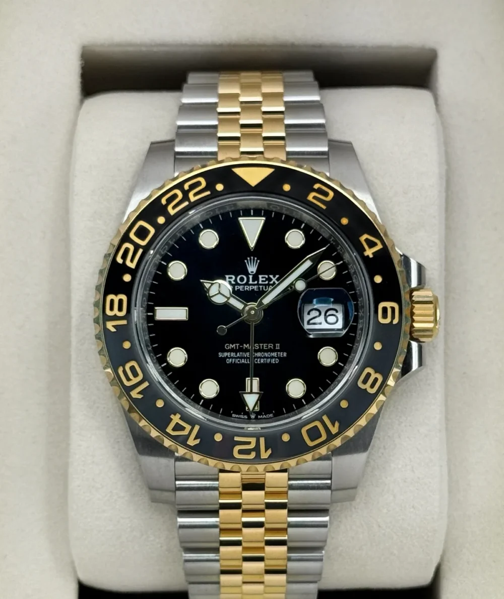 NEW 2025 Rolex GMT-Master II 40mm 126713GRNR Two-Tone Jubilee